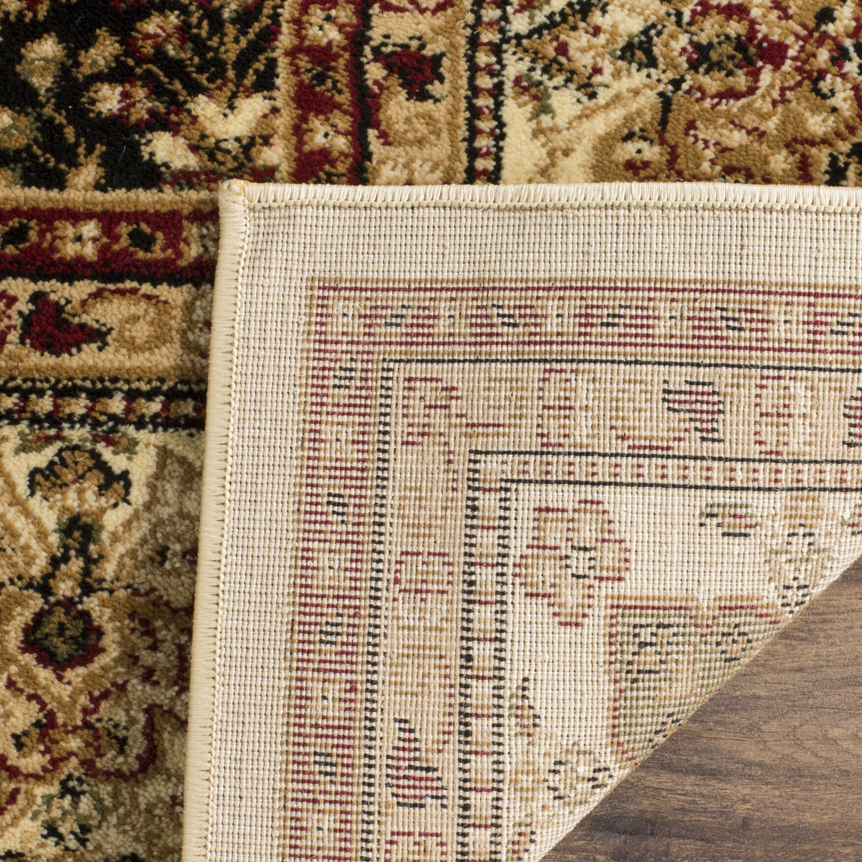 Lyndhurst 221 Multi / Ivory 5'-3 inches X 5'-3 inches Round Round Rug, , alternate image number 3