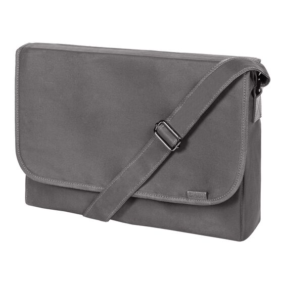 Wax Canvas Messenger Bag, Charcoal, 50-Pound Capacity, CHARCOAL, hi-res image number null
