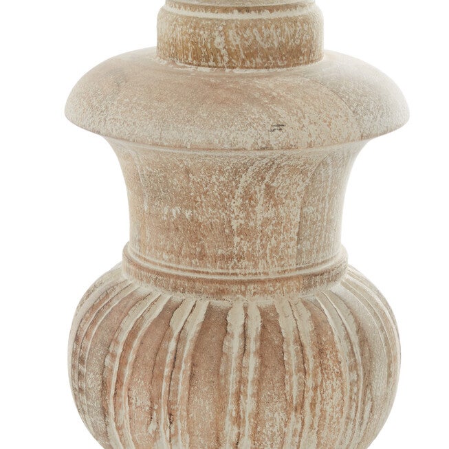 Brown Wood Traditional Table Lamp, , alternate image number null