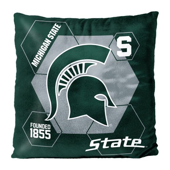 Michigan State Connector Velvet Reverse Pillow, MULTI, hi-res image number null