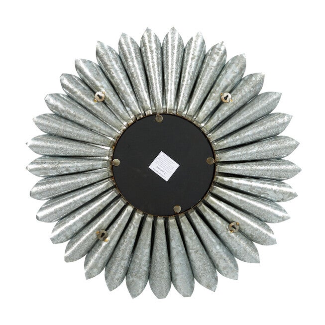 Grey Contemporary Metal Wall Mirror, , alternate image number null
