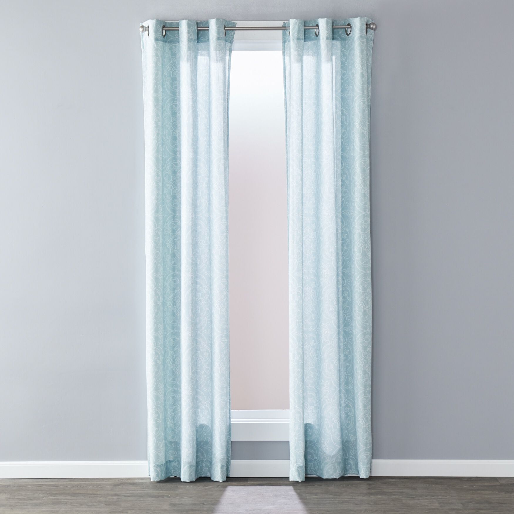 Sunsafe Salvatore Window Panel Curtain, SAGE, hi-res image number 0