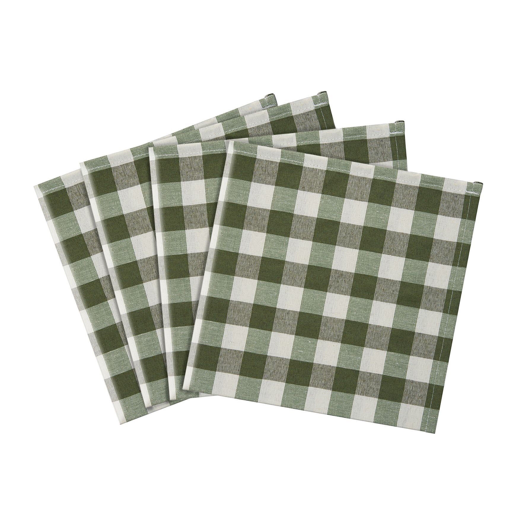 Buffalo Check Dinner Table Napkins Set of Four, , alternate image number 14