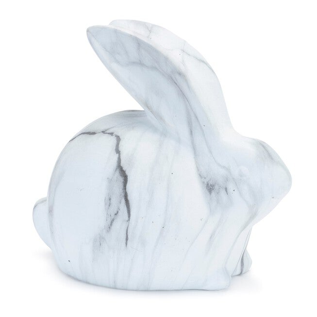 Marble Design Rabbit Shelf Sitter (Set of 2), WHITE/GREY, alternate image number null