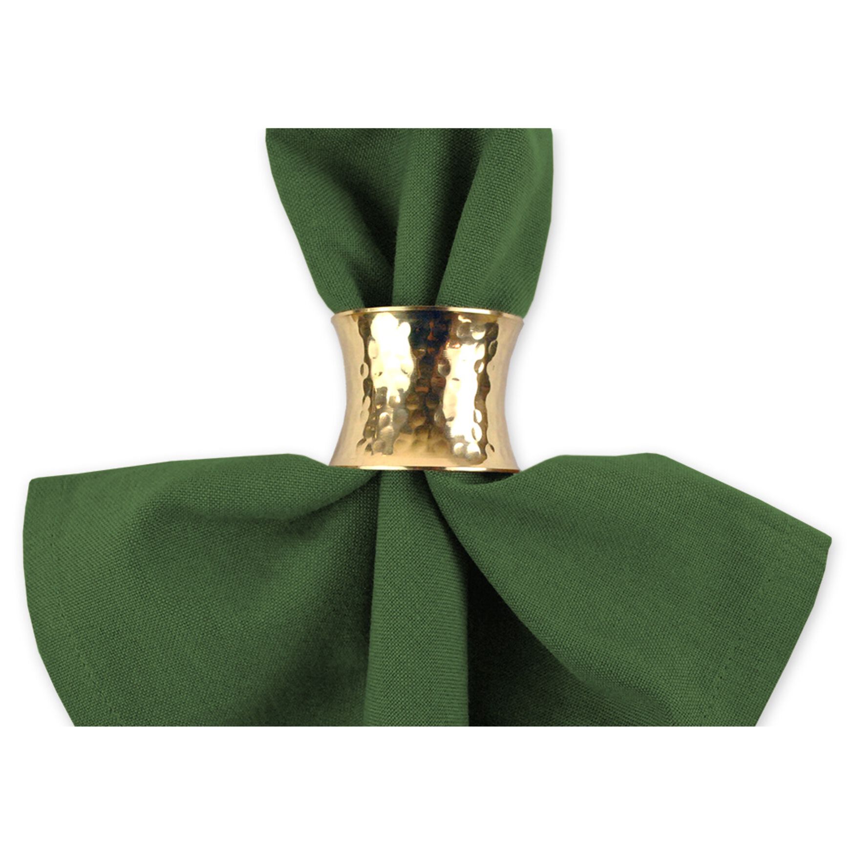 Hammered Gold Napkin Ring, Set of 6, , alternate image number 4