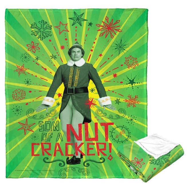 Wb Elf Nutcracker Silk Touch Throw Blanket, O, hi-res image number 0