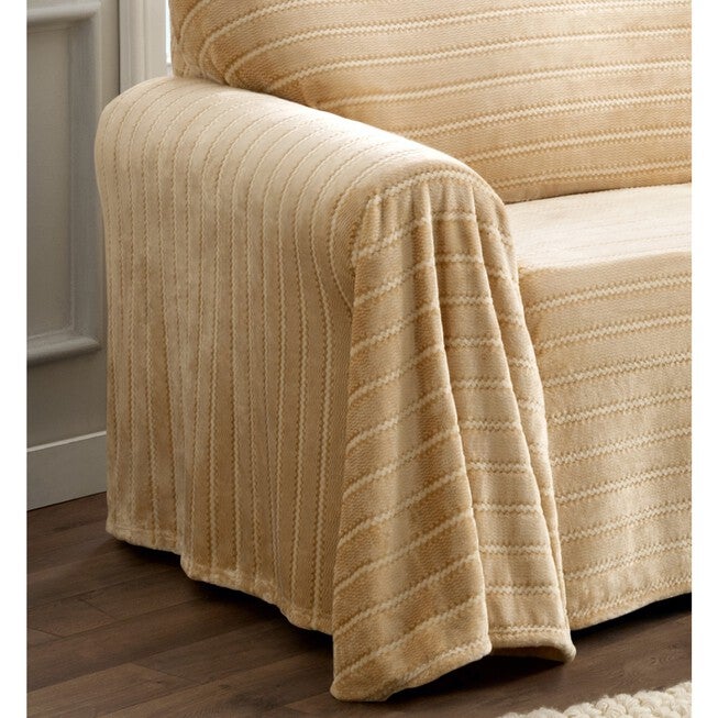 Nolan Plush Cozy Loveseat Throw Furniture Cover, , alternate image number 3