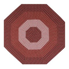 Alpine Braid Collection Reversible Indoor Area Rug, 48"" Octagonal