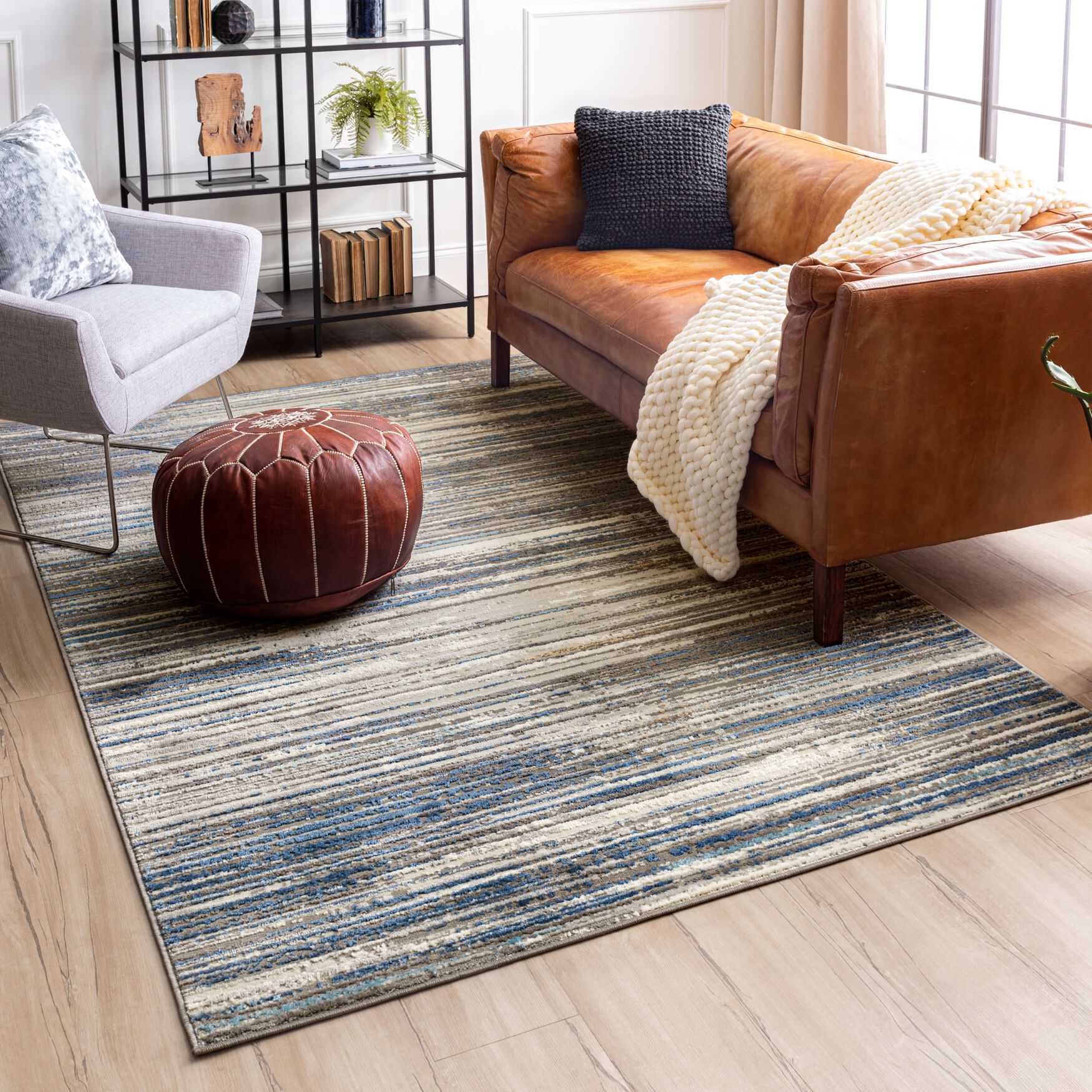 Furie Stripe Area Rug, , alternate image number 15
