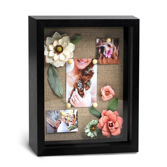 Black Back Opening Shadowbox, BLACK, hi-res image number null