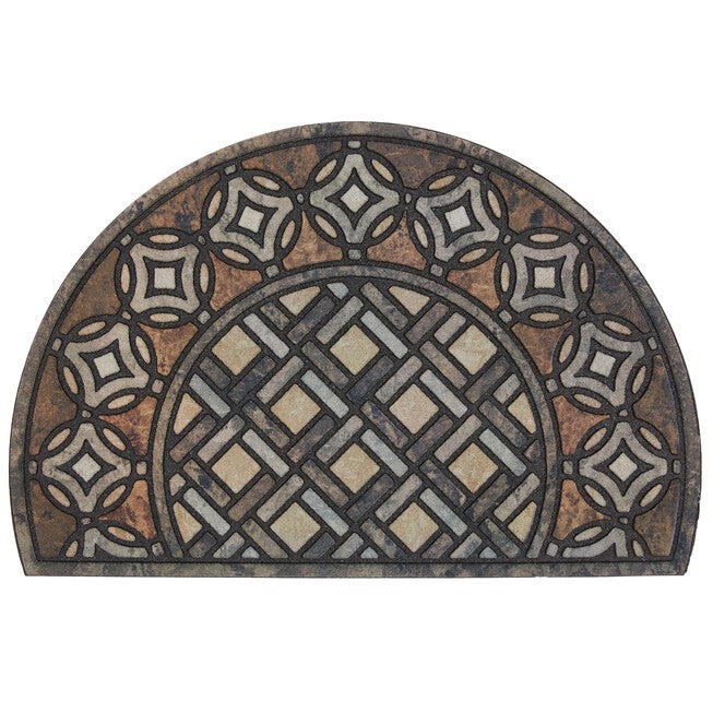 Deco Tile Slice Brown 1 feet 11 inches X 2 feet 11 inches, BROWN, hi-res image number 0