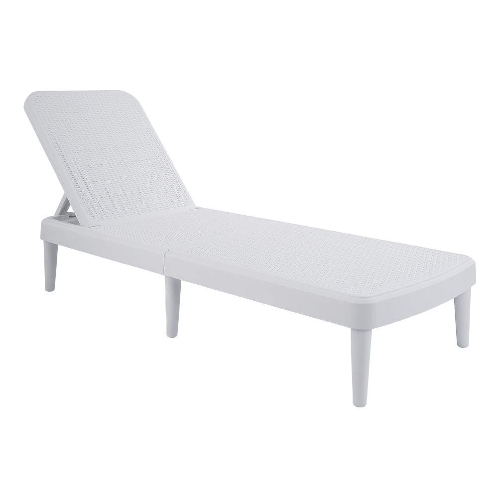Tahiti Chaise Lounge, WHITE, alternate image number 2