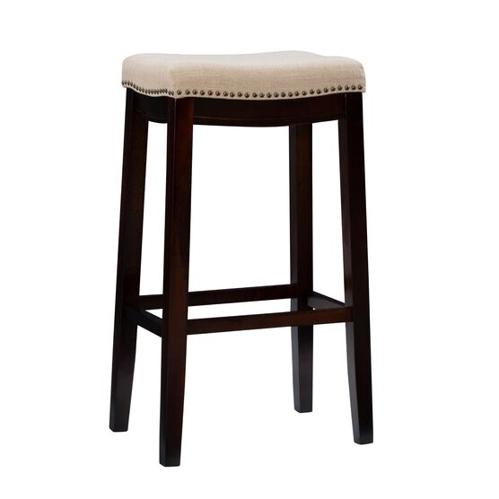 Crowell Linen Barstool, BEIGE, hi-res image number null