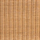 Close-up texture of natural rattan woven ottoman body