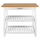 Kitchen Island with Solid American Cherry Top, NATURAL, hi-res image number null