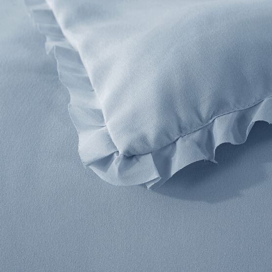 Ruffled Edge Down Alternative Blanket, , alternate image number null