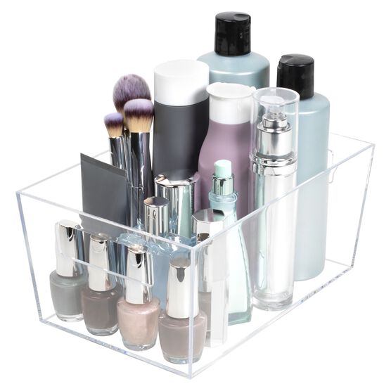 Clear Medium Totes Set Of 2, CLEAR, hi-res image number null