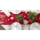 Embroidered Snowman Table Runner, , alternate image number null