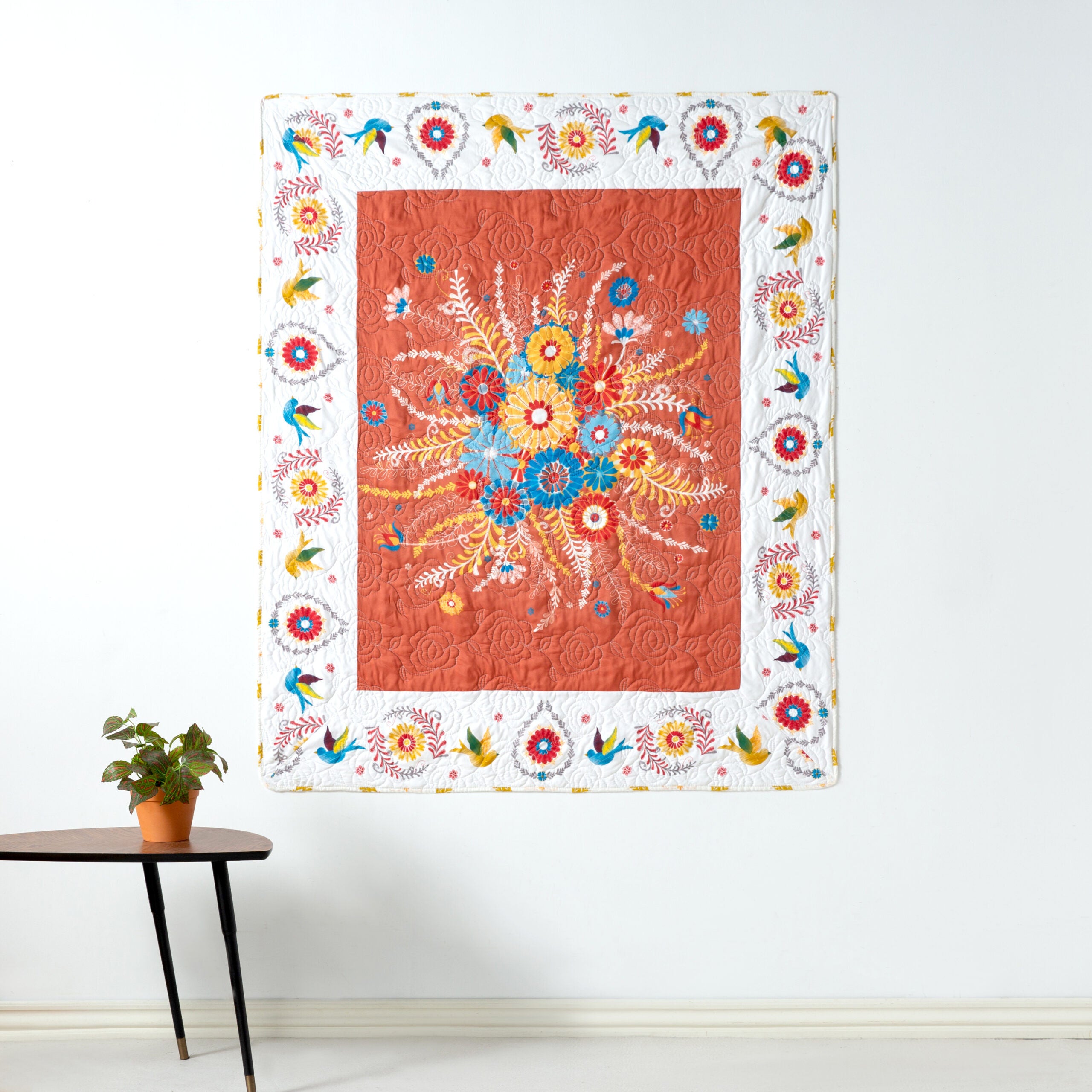 Topanga Boho Quilted Throw Blanket, MULTI, alternate image number 3