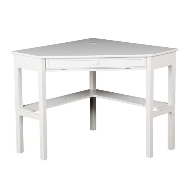 Solid Wood Contemporary Corner Computer Desk, , alternate image number null