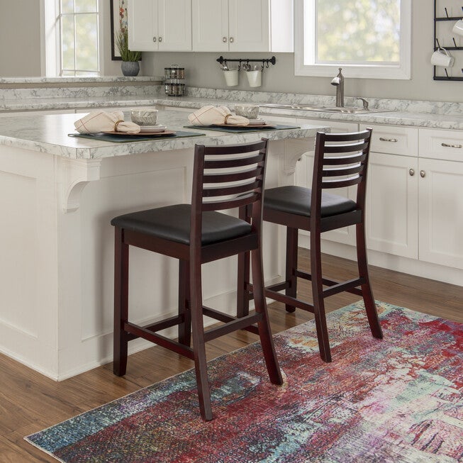 Triena Collection Ladder Counter Stool 24, , alternate image number 7