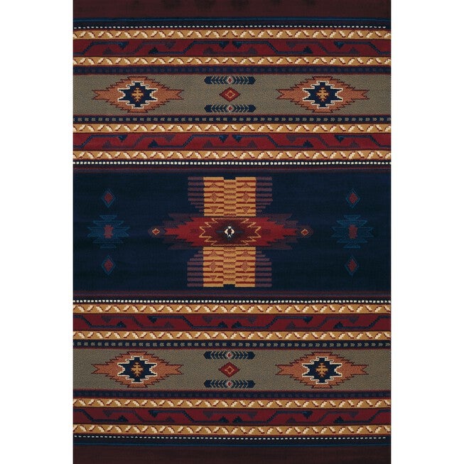 Manhattan Phoenix Area Rug, NAVY, hi-res image number 0