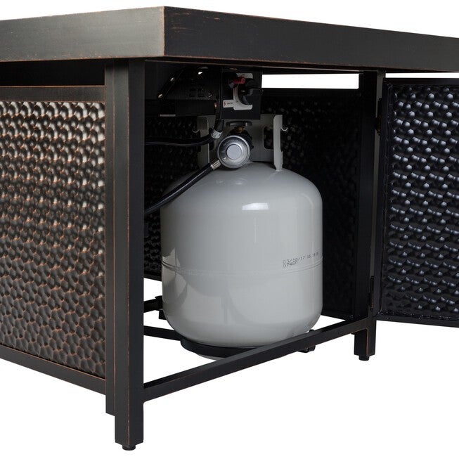 Weyland Rectangular Aluminum LPG Fire Pit, , alternate image number 6