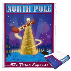 Wb Polar Express The North Pole Silk Touch Throw Blanket