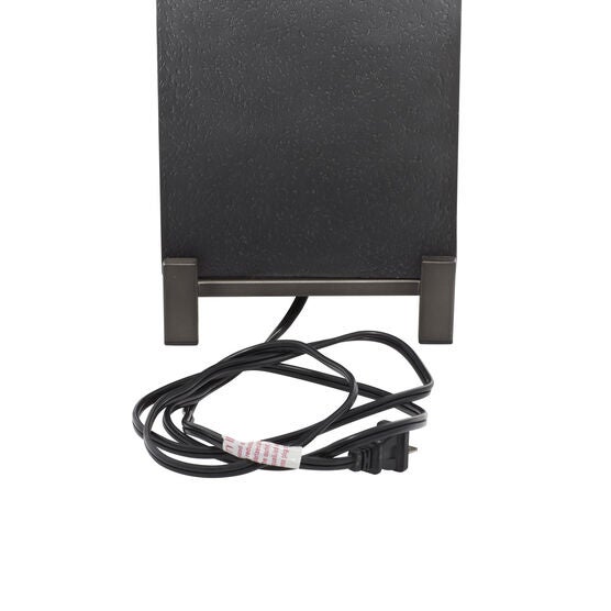 Grey Polystone Transitional Table Lamp, , alternate image number null