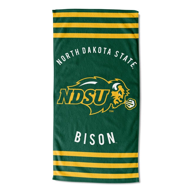 North Dakota State Stripes Beach Towel, MULTI, hi-res image number 0