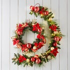 28" Pre-Lit Ribbon Wreath, , alternate image number null