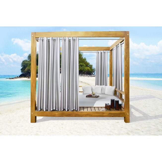 84 inchesL Seascape Outdoor Panels - Set of 2, ALLOY GRAY, hi-res image number 0