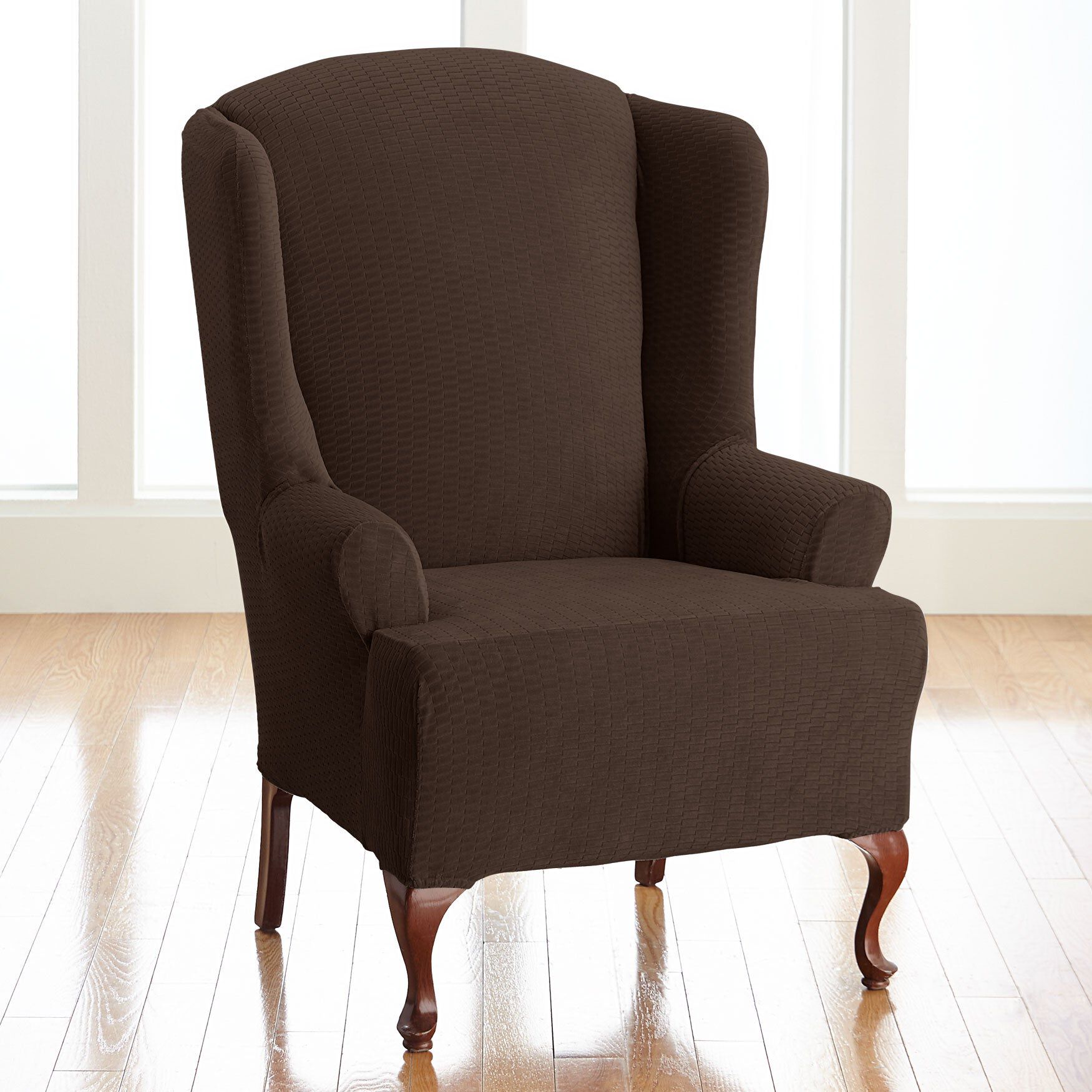 BH Studio Brighton Stretch Wing Chair Slipcover