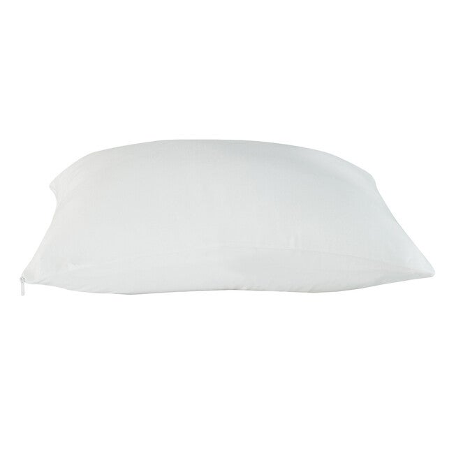 All-In-One Cooling Bamboo Pillow Protector 2-Pack, Standard/Queen, WHITE, hi-res image number 0