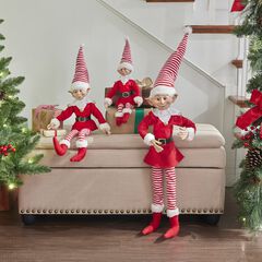 21"H Posable Christmas Elf