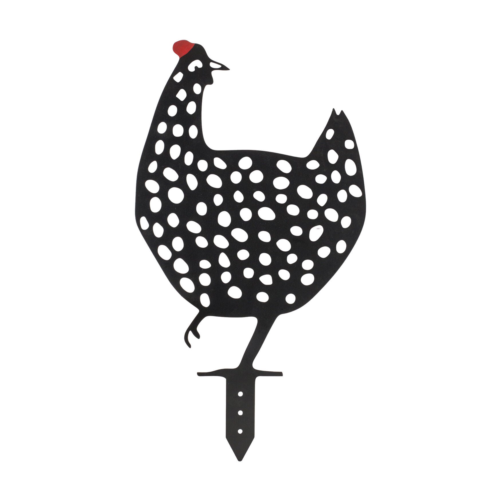 Punched Metal Chicken Garden Stake (Set Of 4), , alternate image number 2