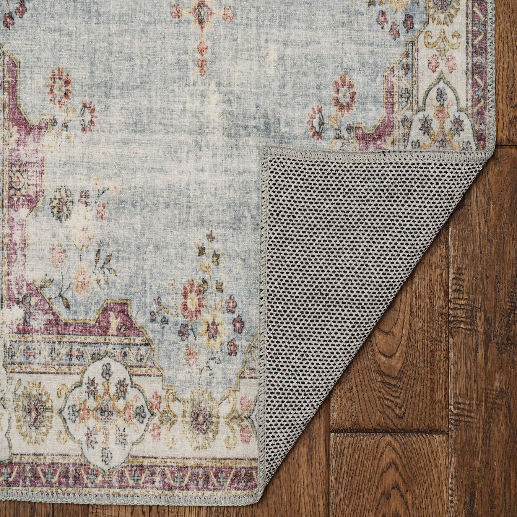 Washable Lennox Pale Blue/Ivory Rug, , on-hover image number 1