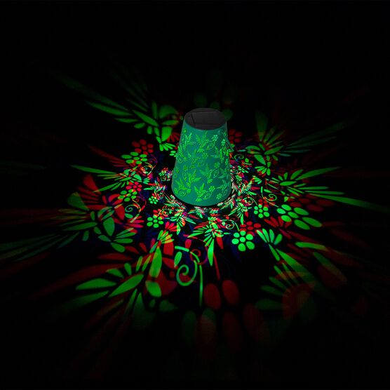 Solar Celestials Hummingbird Projection Lantern, GREEN, hi-res image number null