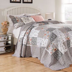 Giulia Reversible Cotton-Rich Bedspread Set
