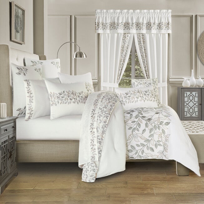 Laurel Comforter Set, WHITE, hi-res image number null