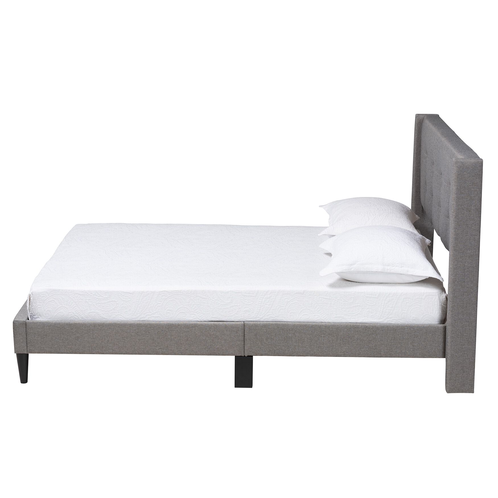 Casol Mid-Century Modern Transitional Upholstered Platform Bed, , alternate image number 10
