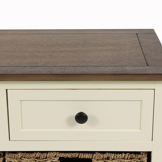Montgomery Bench White and British Brown, , alternate image number null