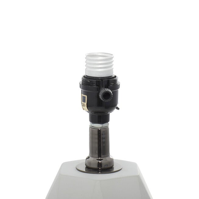 Light Grey Ceramic Transitional Table Lamp, , alternate image number null