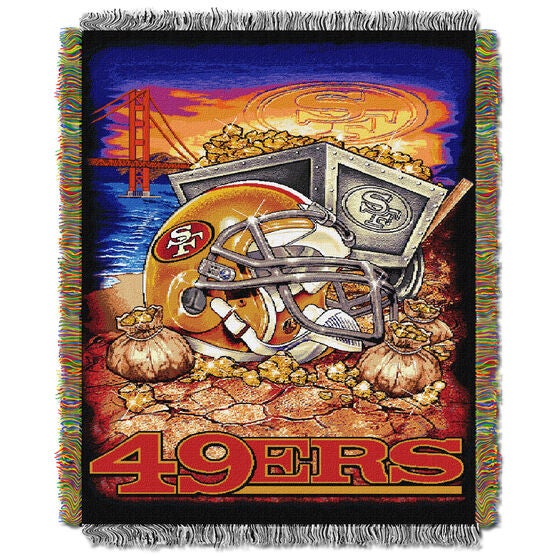 49ers Home Field Advantage Throw, MULTI, hi-res image number null