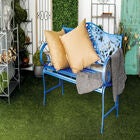Blue Metal Traditional Bench, , alternate image number null
