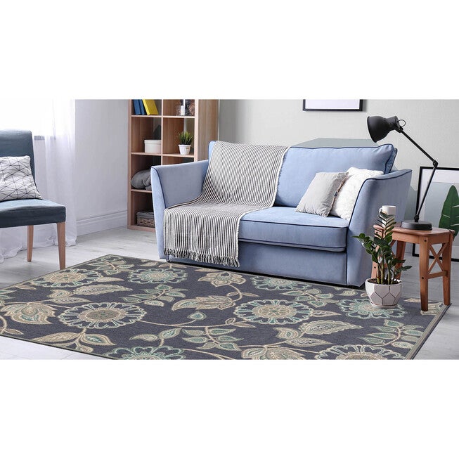 Liora Manne Riviera Floral Vine Indoor/Outdoor Rug, , on-hover image number null