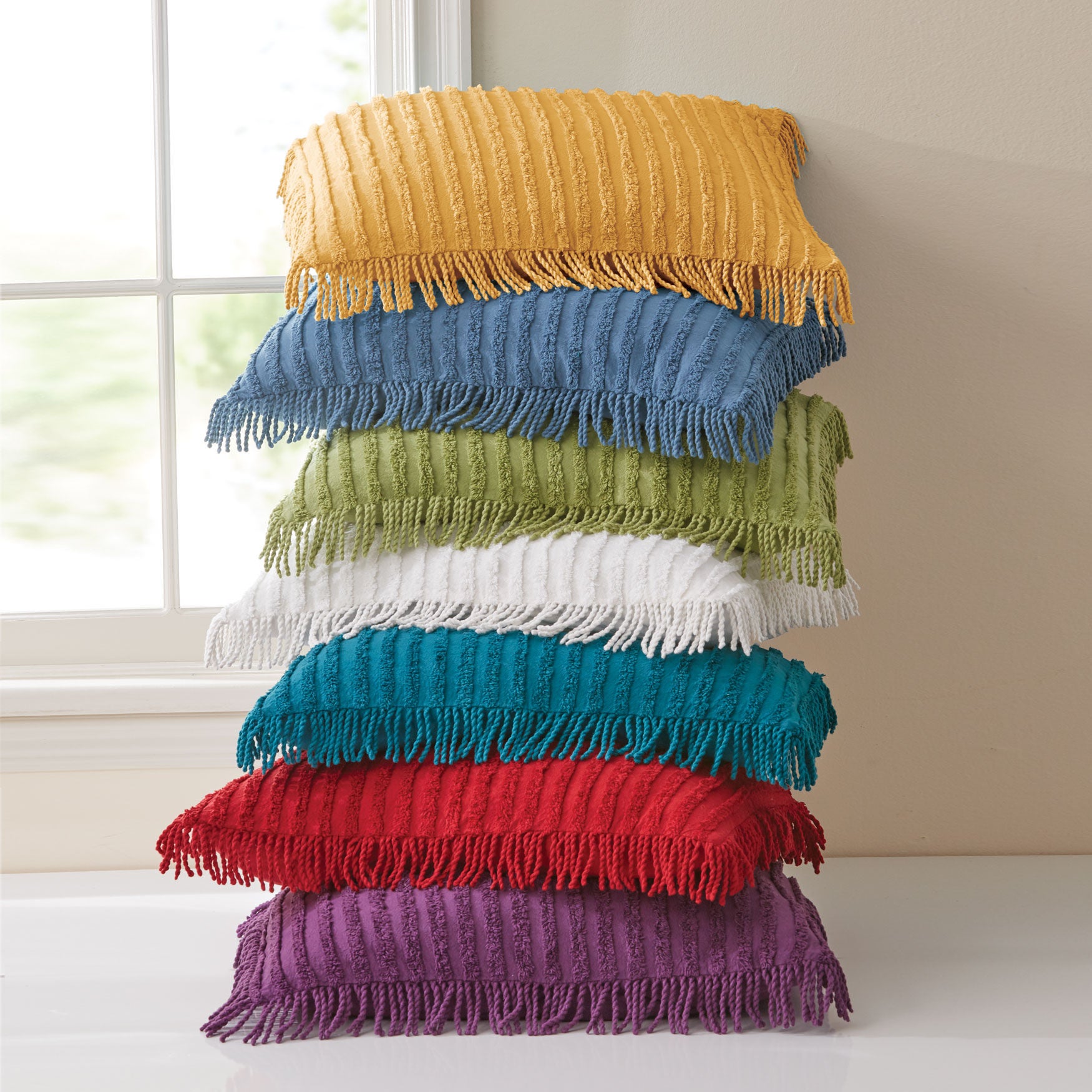 Chenille 100% Cotton Sham, , on-hover image number 1