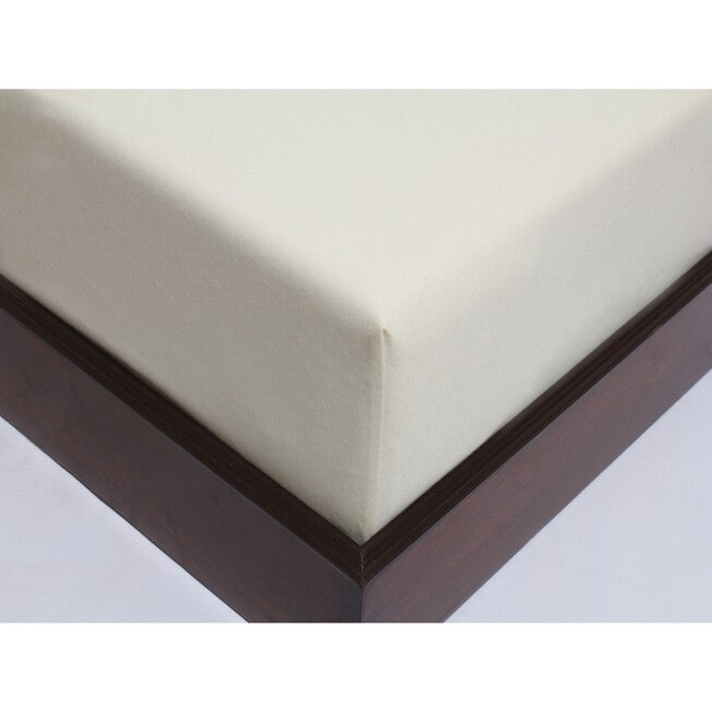 Organic Cotton Waterproof Mattress Protector, NATURAL, hi-res image number null