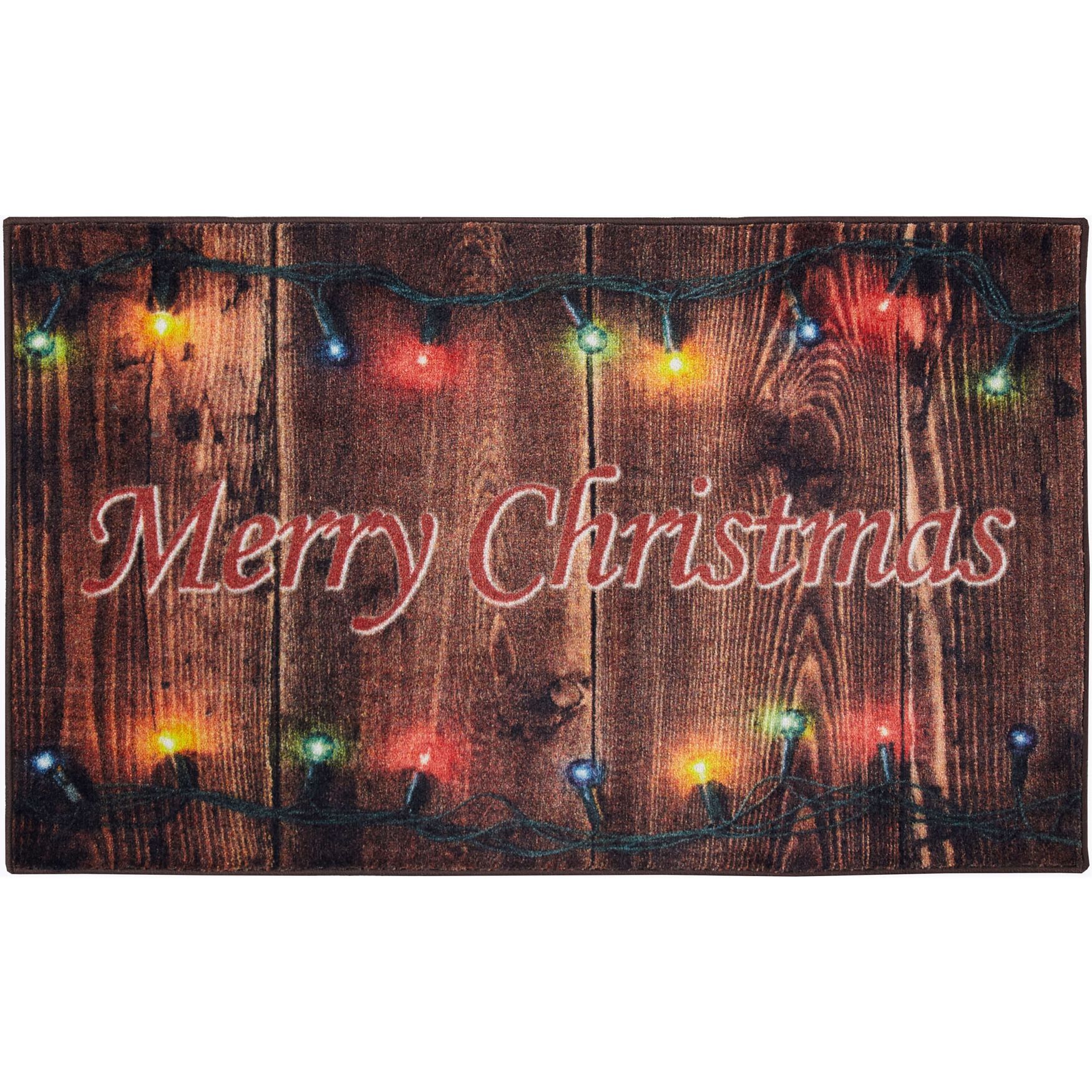 Christmas Lights Rug - Holiday Kitchen Accent, 4495495 | Catherines