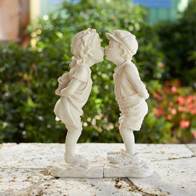 Kissing Boy or Girl Statue, GIRL, hi-res image number 0